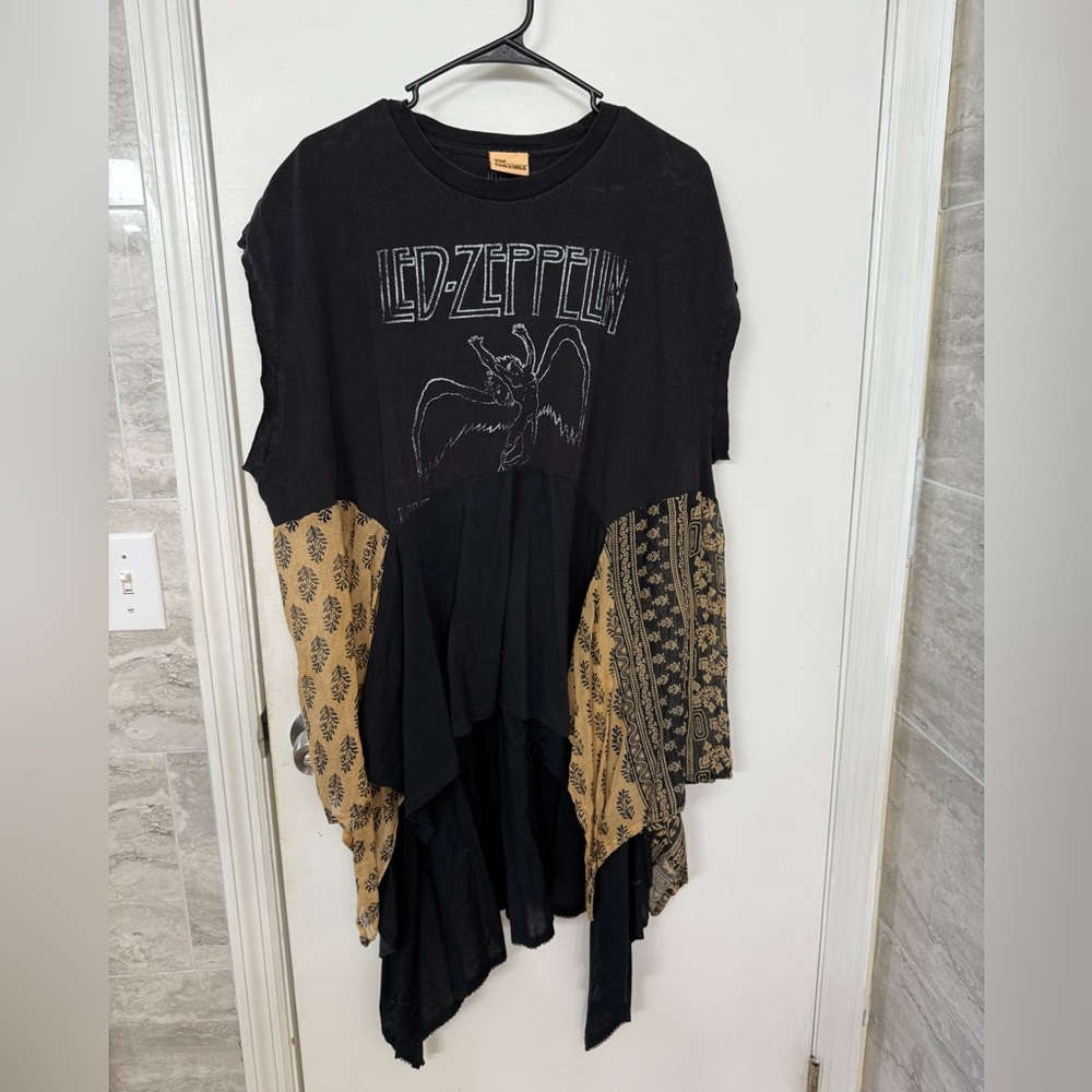 Black and Tan Boho Tunic